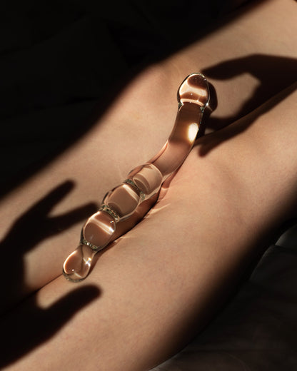 Glasdildo - cervix glass wand