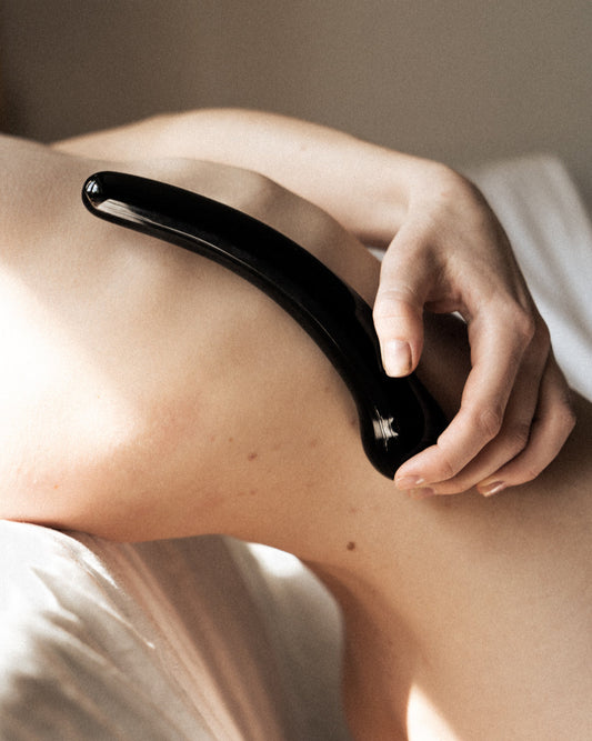 yoni wand- obsidian wand for dearmouring 