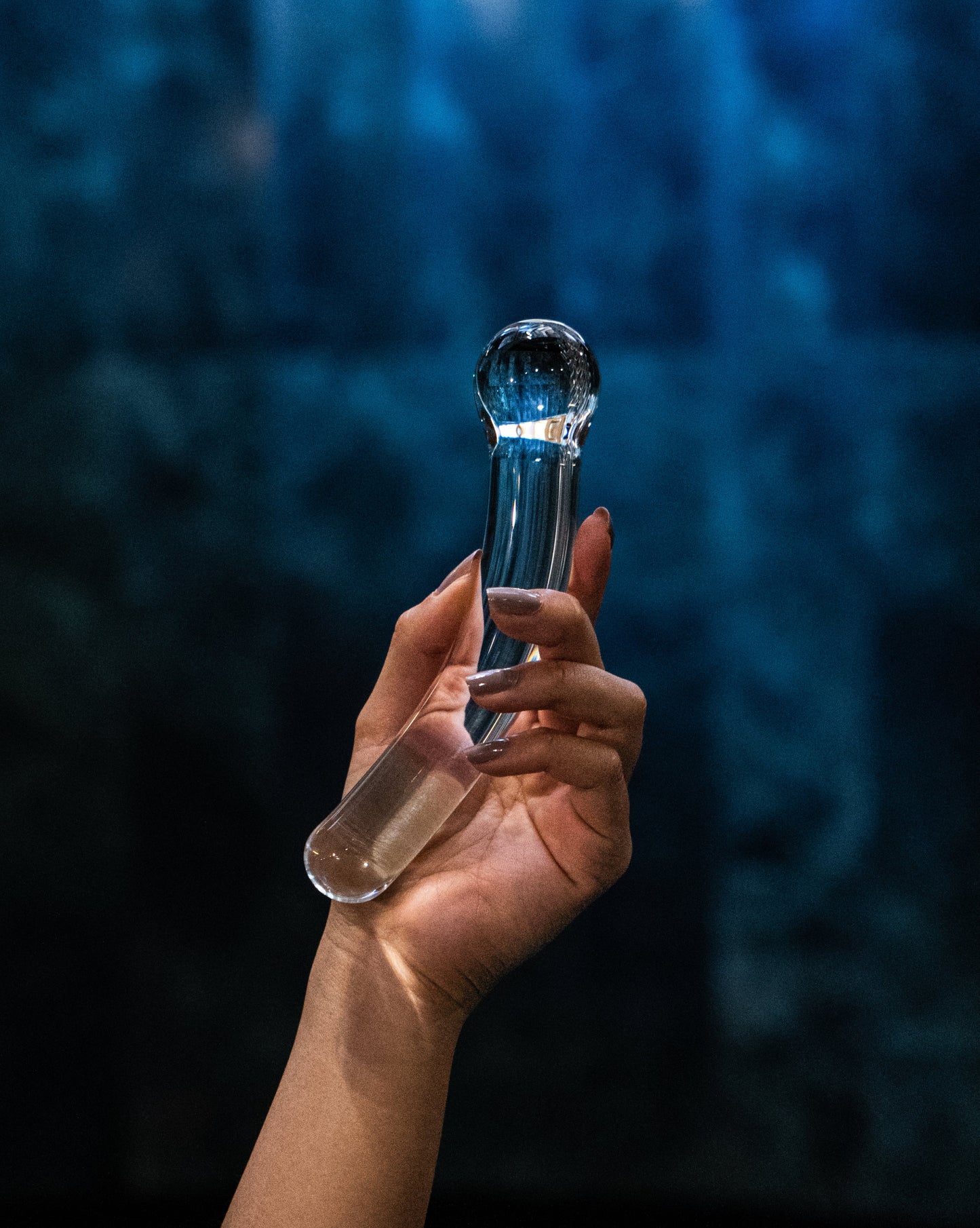 Glasdildo- Allure Pearl