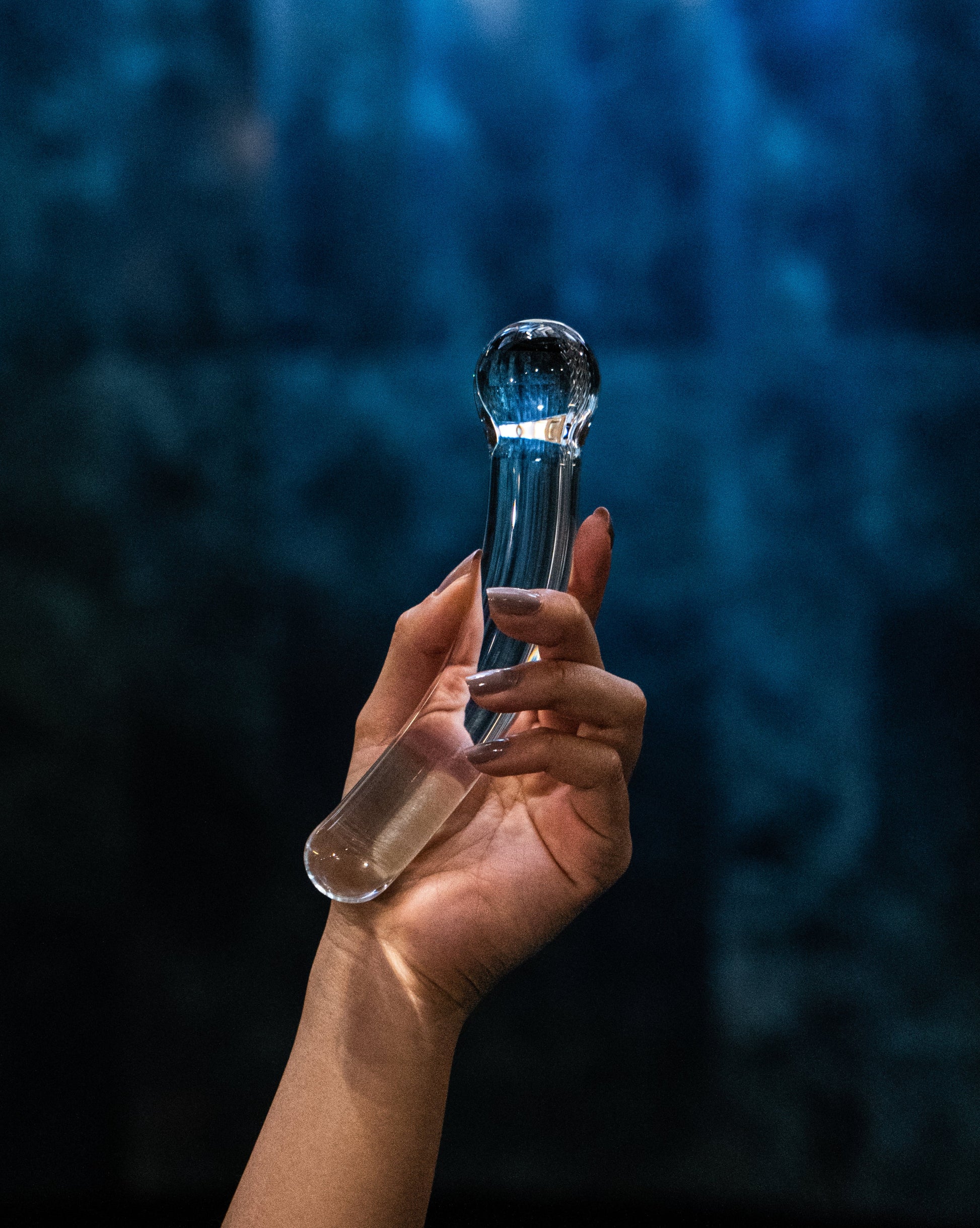 Glasdildo- Allure Pearl